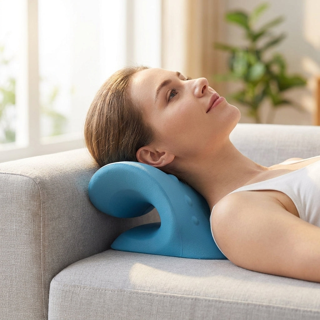 Neck & Shoulder Relaxer ? Tech Neck Relief Pillow
