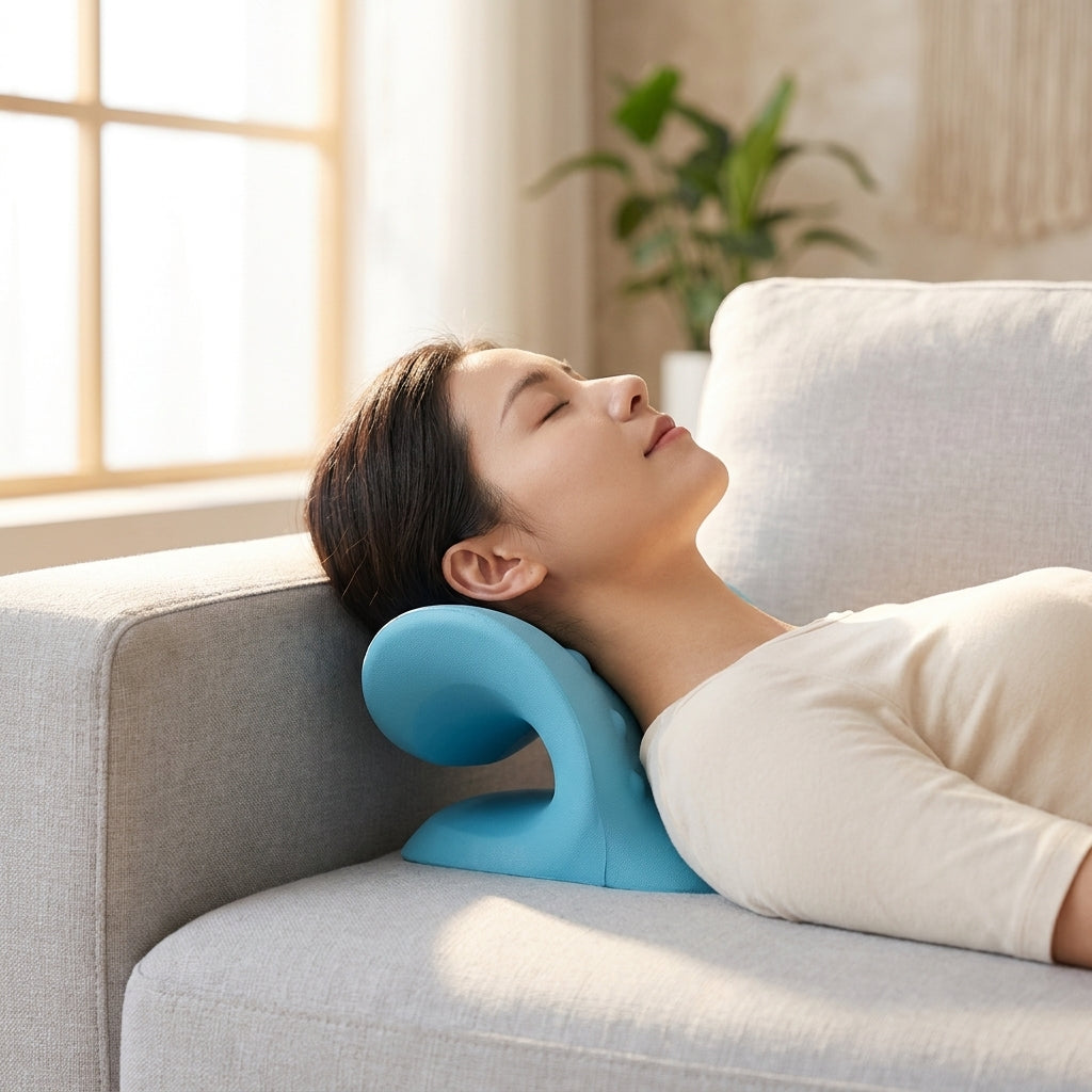 Neck & Shoulder Relaxer ? Tech Neck Relief Pillow